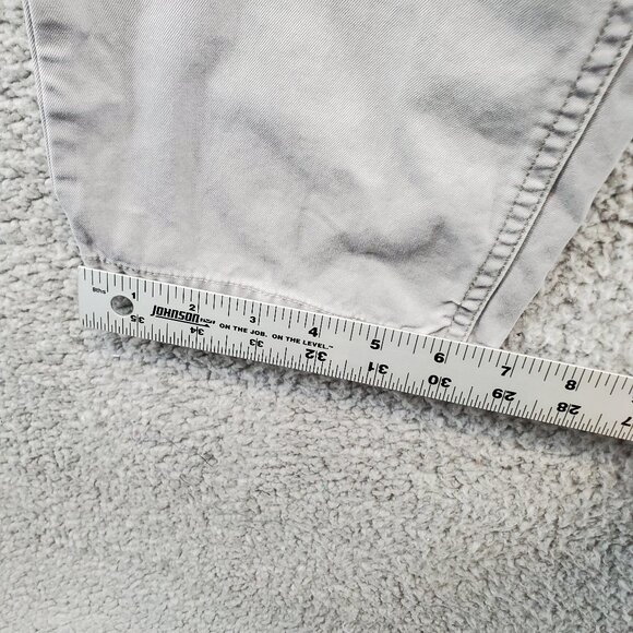 Bonobos Chino Pants Slim Tailored Mens Size 33x30 Light Gray Cotton Pockets - Picture 5 of 11